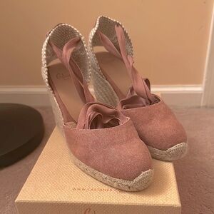 Castaner Rosa Espadrille Wedges